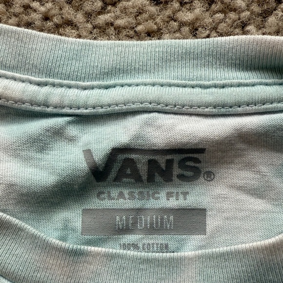 Vans Men's Pastel Tie-Dye T-Shirt - Pink and Teal - Picture 2 of 5